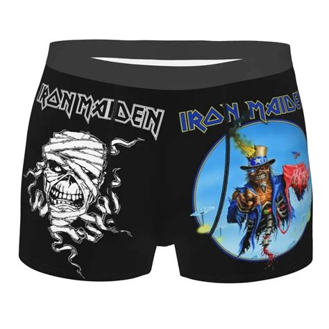 heavy metal boxer shorts|Novel Boxer Shorts, Customized Heavy Metal Girl Skull Iron .